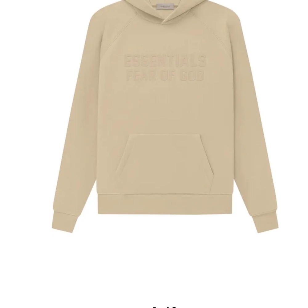 Fear of God Essentials Tan Hoodie